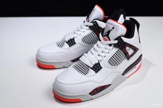 Bmlin Air Hot Jordan 4 Retro 308497-116 Lava 0707